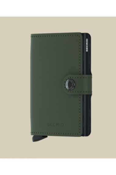 MINIWALLET MATTE GREEN & BLACK
