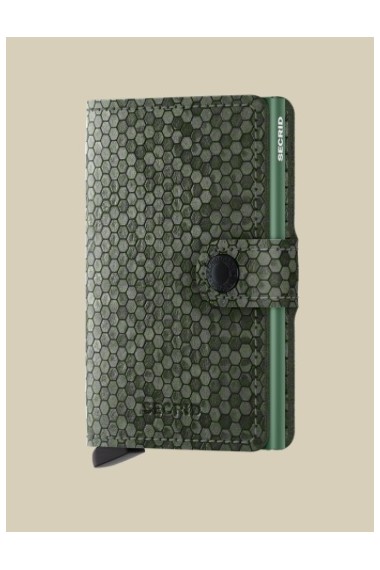 MINIWALLET HEXAGON GREEN